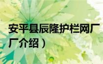 安平县辰隆护栏网厂（关于安平县辰隆护栏网厂介绍）