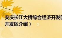 安庆长江大桥综合经济开发区（关于安庆长江大桥综合经济开发区介绍）