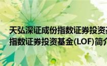 天弘深证成份指数证券投资基金(LOF)（关于天弘深证成份指数证券投资基金(LOF)简介）