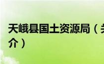 天峨县国土资源局（关于天峨县国土资源局简介）