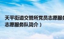 天平街道交管所党员志愿服务队（关于天平街道交管所党员志愿服务队简介）