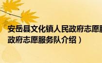 安岳县文化镇人民政府志愿服务队（关于安岳县文化镇人民政府志愿服务队介绍）