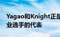 Yagao和Knight正是从网吧中脱颖而出的职业选手的代表