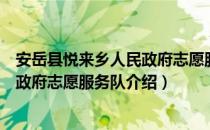 安岳县悦来乡人民政府志愿服务队（关于安岳县悦来乡人民政府志愿服务队介绍）