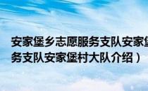 安家堡乡志愿服务支队安家堡村大队（关于安家堡乡志愿服务支队安家堡村大队介绍）