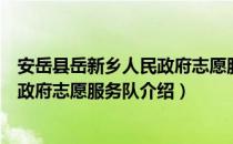 安岳县岳新乡人民政府志愿服务队（关于安岳县岳新乡人民政府志愿服务队介绍）