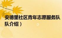 安德里社区青年志愿服务队（关于安德里社区青年志愿服务队介绍）