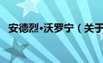 安德烈·沃罗宁（关于安德烈·沃罗宁介绍）