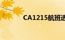 CA1215航班选座（ca1215）