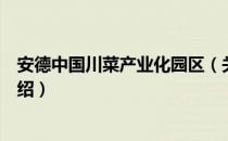 安德中国川菜产业化园区（关于安德中国川菜产业化园区介绍）