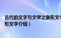 古代的文字与文学之象形文字（关于古代的文字与文学之象形文字介绍）