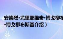 安德烈·尤里耶维奇·博戈柳布斯基（关于安德烈·尤里耶维奇·博戈柳布斯基介绍）