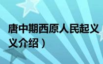 唐中期西原人民起义（关于唐中期西原人民起义介绍）