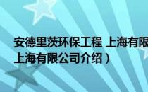 安德里茨环保工程 上海有限公司（关于安德里茨环保工程 上海有限公司介绍）