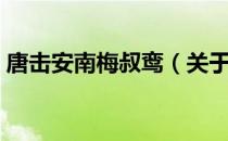 唐击安南梅叔鸾（关于唐击安南梅叔鸾介绍）