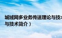 城域网多业务传送理论与技术（关于城域网多业务传送理论与技术简介）