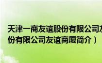 天津一商友谊股份有限公司友谊商厦（关于天津一商友谊股份有限公司友谊商厦简介）