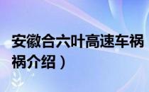 安徽合六叶高速车祸（关于安徽合六叶高速车祸介绍）