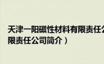 天津一阳磁性材料有限责任公司（关于天津一阳磁性材料有限责任公司简介）