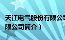 天江电气股份有限公司（关于天江电气股份有限公司简介）