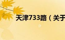 天津733路（关于天津733路简介）