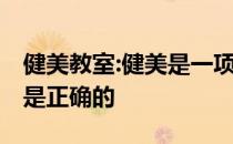 健美教室:健美是一项技术活动 训练和饮食都是正确的