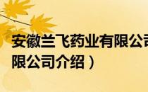 安徽兰飞药业有限公司（关于安徽兰飞药业有限公司介绍）