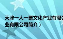 天津一人一票文化产业有限公司（关于天津一人一票文化产业有限公司简介）