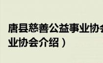 唐县慈善公益事业协会（关于唐县慈善公益事业协会介绍）