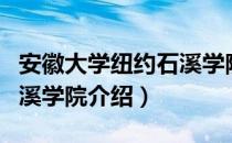 安徽大学纽约石溪学院（关于安徽大学纽约石溪学院介绍）