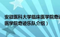 安徽医科大学临床医学院奇迹乐队（关于安徽医科大学临床医学院奇迹乐队介绍）