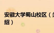 安徽大学蜀山校区（关于安徽大学蜀山校区介绍）