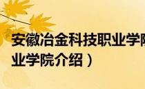 安徽冶金科技职业学院（关于安徽冶金科技职业学院介绍）