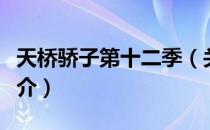 天桥骄子第十二季（关于天桥骄子第十二季简介）