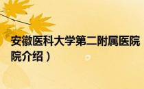 安徽医科大学第二附属医院（关于安徽医科大学第二附属医院介绍）