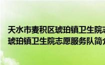 天水市麦积区琥珀镇卫生院志愿服务队（关于天水市麦积区琥珀镇卫生院志愿服务队简介）