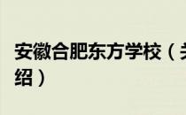 安徽合肥东方学校（关于安徽合肥东方学校介绍）