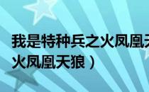 我是特种兵之火凤凰天狼是谁（我是特种兵之火凤凰天狼）