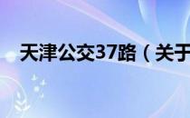 天津公交37路（关于天津公交37路简介）