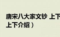 唐宋八大家文钞 上下（关于唐宋八大家文钞 上下介绍）