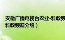 安徽广播电视台农业·科教频道（关于安徽广播电视台农业·科教频道介绍）