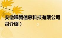 安徽曦腾信息科技有限公司（关于安徽曦腾信息科技有限公司介绍）