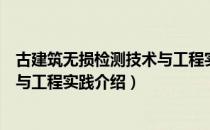 古建筑无损检测技术与工程实践（关于古建筑无损检测技术与工程实践介绍）