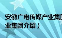 安徽广电传媒产业集团（关于安徽广电传媒产业集团介绍）