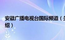 安徽广播电视台国际频道（关于安徽广播电视台国际频道介绍）