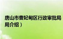 唐山市曹妃甸区行政审批局（关于唐山市曹妃甸区行政审批局介绍）