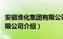 安徽淮化集团有限公司（关于安徽淮化集团有限公司介绍）