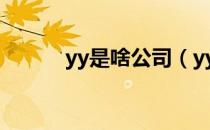 yy是啥公司（yy是哪个公司的）