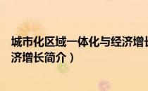 城市化区域一体化与经济增长（关于城市化区域一体化与经济增长简介）