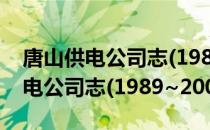 唐山供电公司志(1989~2006)（关于唐山供电公司志(1989~2006)介绍）